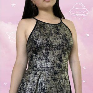 Shimmery gold dress